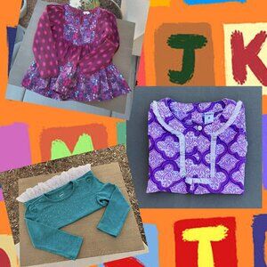 Arizona Jean Co. Boho Top,Carter's Purple/White Patterned Top,Sonoma Sweater S4